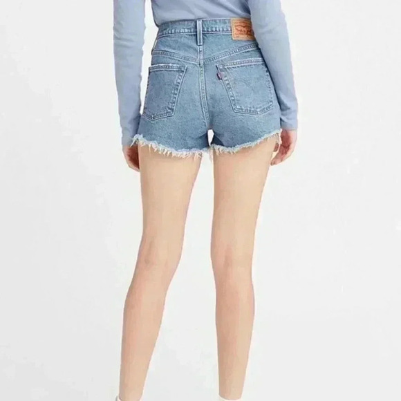 Levi's 501 Original High-Rise Cut-Off Jean Shorts - Picture 2 of 7